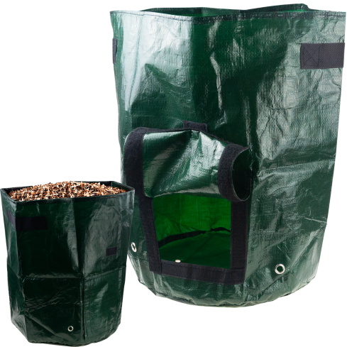 TG63741 zahradní pytel na kompost, odpad a sazenice s uchem, 35 × 45 cm
