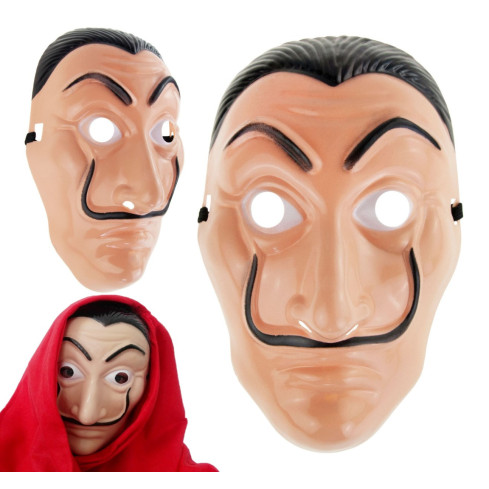 TG64369 maska – dům z Halloweenu, Salvador Dalí, La Casa de Papel, přepadení z filmu