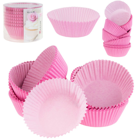TG64643-1 formičky na muffiny, 150 ks, růžové papírové košíčky na muffiny, 7 cm