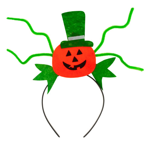TG66294 čelenka na Halloween s motivem dýně, vhodná k kostýmu