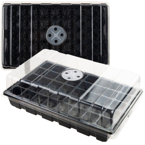 TG71789 mini skleník, pařeniště pro klíčení, klíčička, sazenice + ventilace, 40 komor