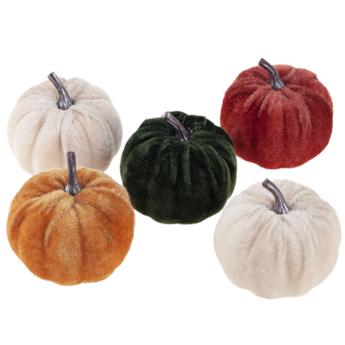 TG70186 umělé dýně, 5 ks, podzimní dekorace, Halloween
