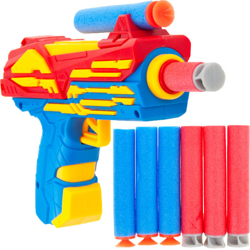 TG71062 pistole na šipky N-Strike, náboje, odpalovač šipek, pěna, přísavka, Nerf