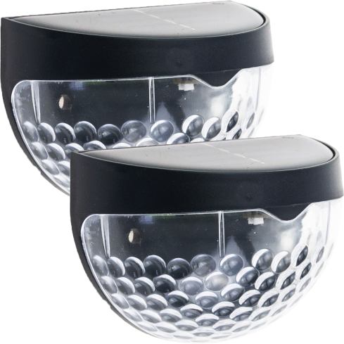 TG71393 solární LED lampa, 2 ks/sada, pouliční lampa a nástěnné svítidlo se senzorem soumraku