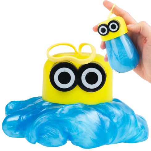 Glutek slime, modelína, smyslová hmota, kreativní hračka, směs barev