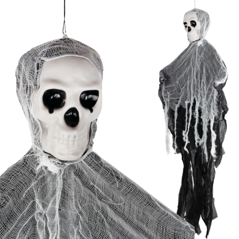 TG74161 závěsná halloweenská dekorace – lebka, duch, přízrak