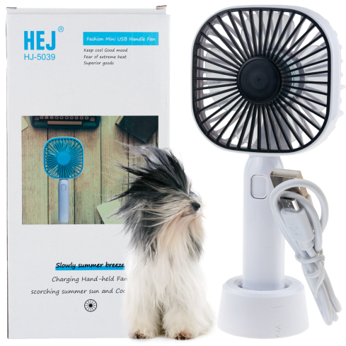 TG77648 ventilátor, větrák, mini větrák, ruční, cestovní, plážový, stolní