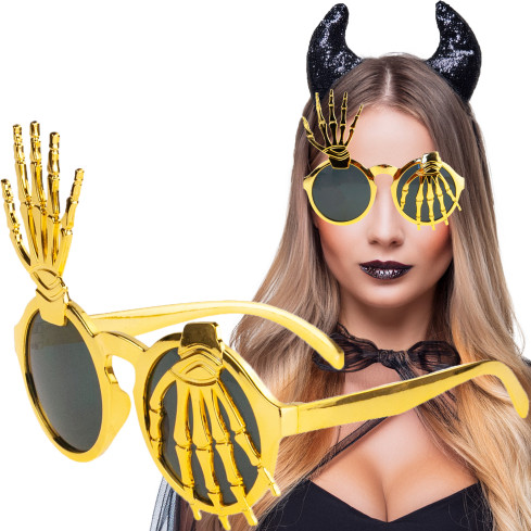 TG78569 brýle na Halloween, vtipné rekvizity k focení, fotokoutek, dekorace na večírky