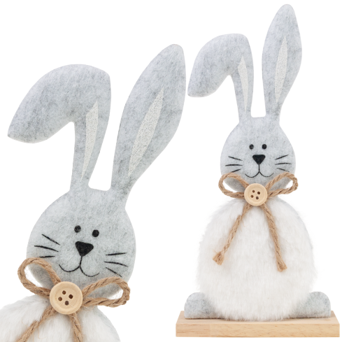 Velikonoční ozdoba, dřevěný králík, velikonoční figurka, 21 cm