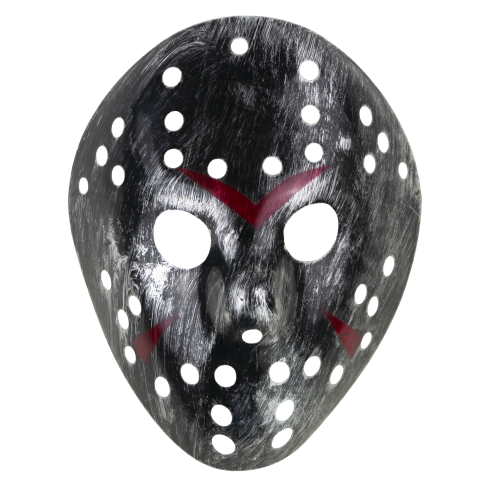 TG83753 halloweenská maska z hororu „Pátek třináctého“, černá