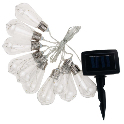 TG60454 solární zahradní a balkonové lampy, žárovky do loftů, LED řetězy, solární girlandy