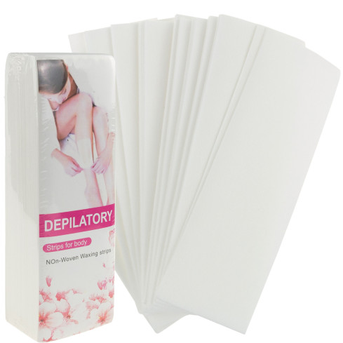 UR25 vlákninové pásky pro depilaci voskem, 100 ks, 20 cm, odolné