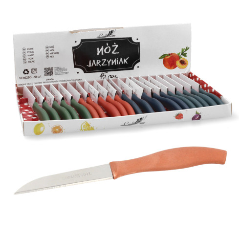 VOI6260 nůž na zeleninu, kuchyňský nůž na loupání zeleniny, 15 cm
