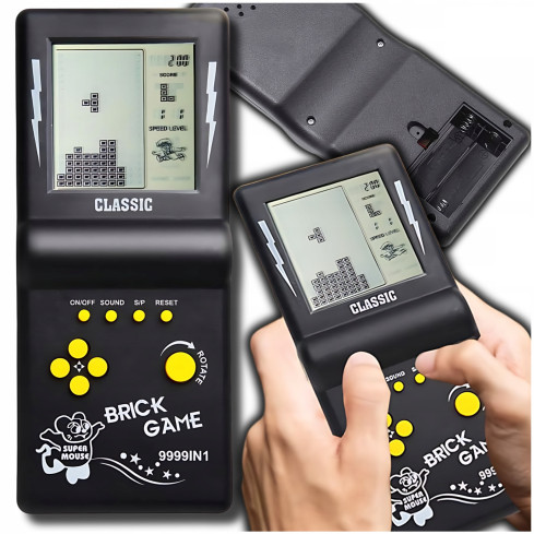 ZB20 – elektronická hra Tetris, hadí hra, kapesní konzole