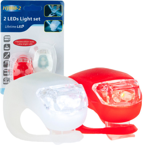 ZW39 VEDL JÍZDNÍ KOLO LAMPA PŘEDNÍ ZADNÍ 2 KS