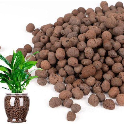 BIO38 zahradní keramzit, drenážní materiál, substrát pro pokojové květiny, 4 l, 8–16 mm