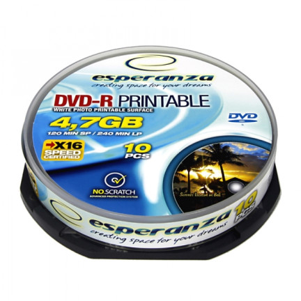 1302 DVD-R Esperanza 4,7 GB X16 s potiskem – krabička na dort 10