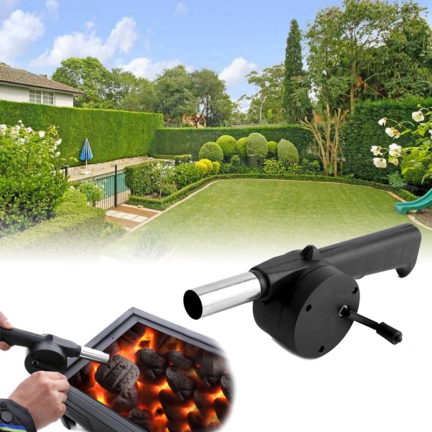 DO55 – ventilátor pro rozpalování grilu, rozdmýchávání ohně, táboráku, krbu a BBQ, ruční rozpalování