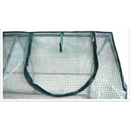 TUN5521 zahradní skleník – fóliový tunel 120 × 62, pařeniště
