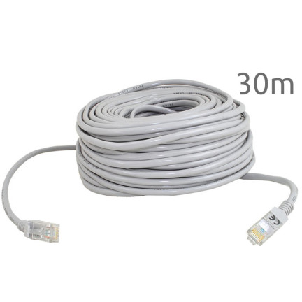 KO29 síťový kabel, patchcord, LAN, Ethernet, RJ45, 30 m, kroucená dvojlinka, internetový kabel
