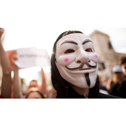RR5 MASKA ANONYM VENDETTA STOP ACTA HALLOWEEN