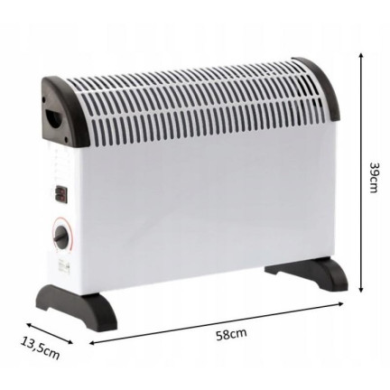 EHH008 Esperanza konvektor 750 W/1250 W/2000 W Tanami