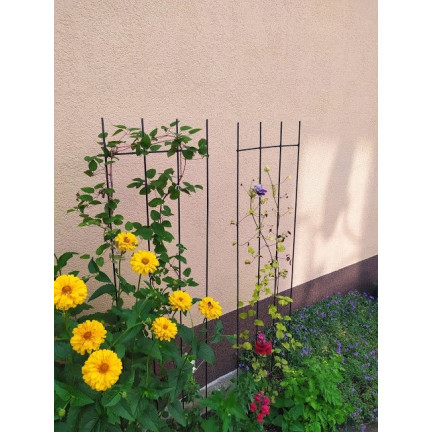 TG77602 kovová zahradní pergola, opora pro růže a květiny, mřížka, sada 3 ks.
