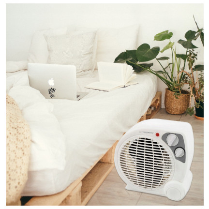 EHH002 – výkonný elektrický radiátor, termoventilátor, topidlo, kamna, 2000 W