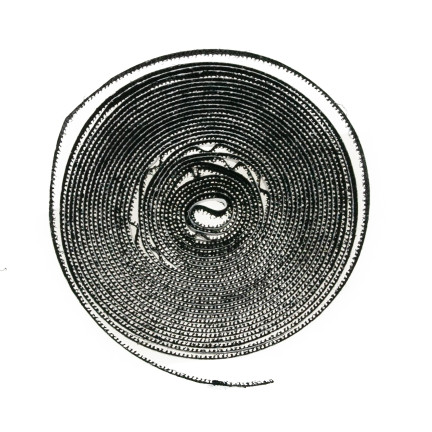 TG56031-2 samolepicí suchý zip, suchý zip na moskytiéry, černý samolepicí, 560 cm, 5,6 m