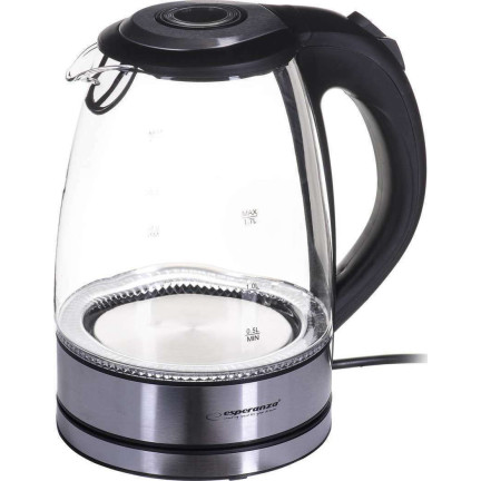 EKK012 ELEKTRISCHES WASSERLOSES GLAS LED 1.7L 2200w
