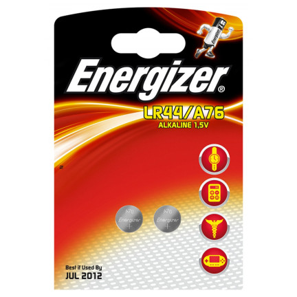 EN7 2x baterie Energizer A76, LR44, AG13, L1154, GPA76, PX76A
