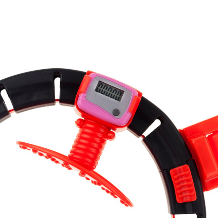 3481 hula hoop se závažím, cvičební kruh, masážní přístroj