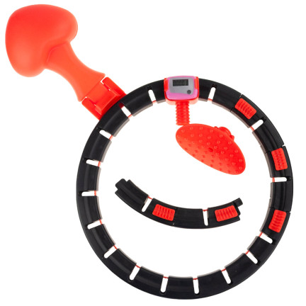 3481 hula hoop se závažím, cvičební kruh, masážní přístroj