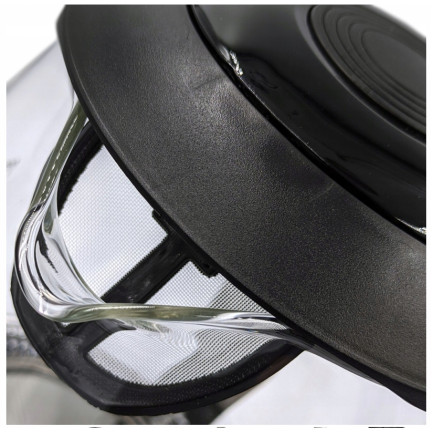 EKK011K skleněná elektrická konvice s LED podsvícením, objem 1,8 l, regulace teploty, 2200 W