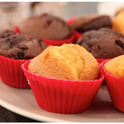 DD47 silikonové formičky na muffiny, sada 12 ks, na pečení