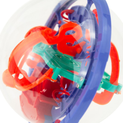TG64355 velká koule, 3D bludiště, proplétací hádanka, hra na obratnost, 14 cm