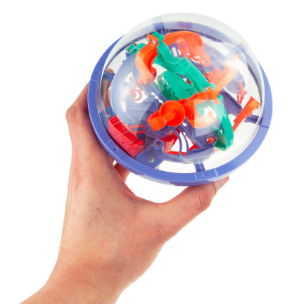 TG64355 velká koule, 3D bludiště, proplétací hádanka, hra na obratnost, 14 cm