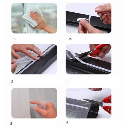 TG56031-1 samolepicí suchý zip, suchý zip na moskytiéru, bílý, samolepicí, 560 cm, 5,6 cm