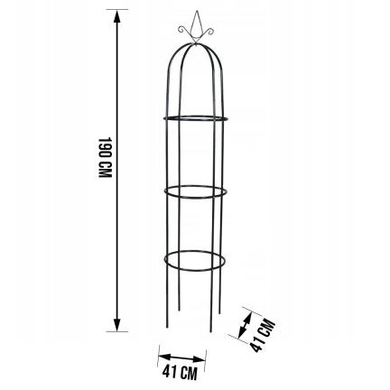 TG60185 ZAHRADNÍ KVĚTINY PERGOLA růže 190 cm OBELISK