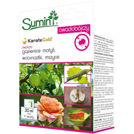 SUM30 karate gold spray, postřik proti mšicím a škůdcům, přípravek proti mšicím 20 ml