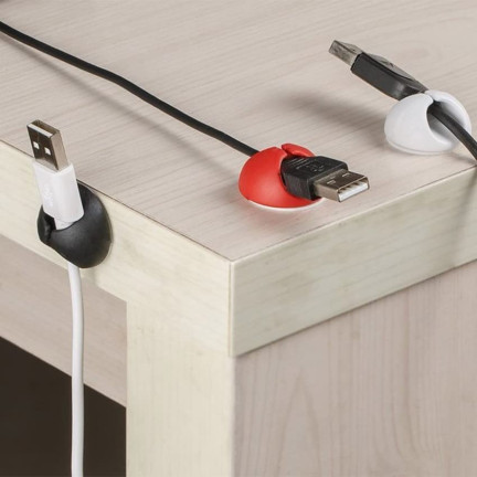 TV87 6x organizér kabelů Cable Drop, držák S