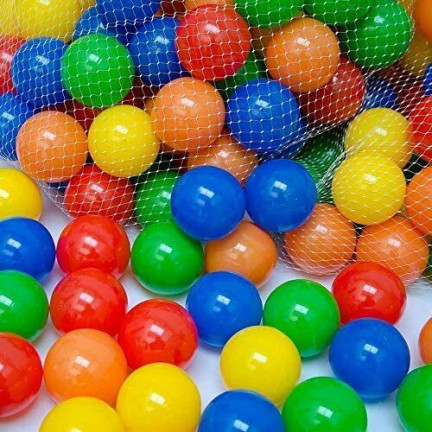 LL38 míčky, kuličky, 7 cm, do suchého bazénku nebo ohrádky, 100 ks