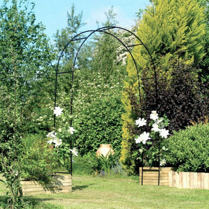 PERG-N3214 zahradní kovový oblouk pro růže květiny větve 240cm