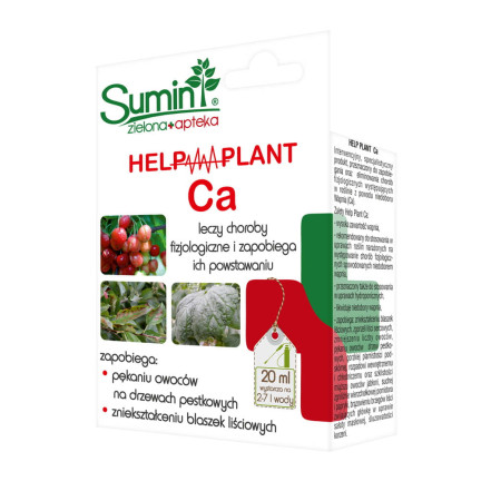 SUM38 help plant ca, tekutý vápník, hnojivo pro stromy, keře, ovocné stromy a zeleninu 20 ml, přípravek proti nedostatku živin