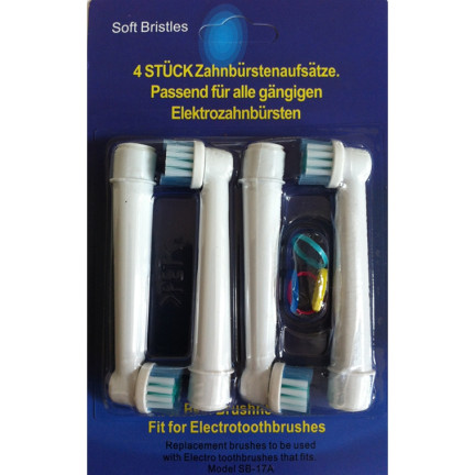 AS55, 4 ks náhradních hlavic ke zubním kartáčkům Braun Oral-B HIT
