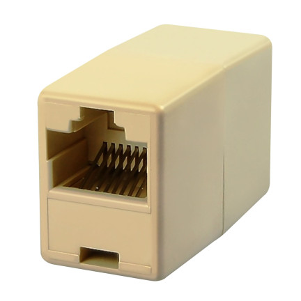 TV53 propojka síťových kabelů, propojka s konektorem RJ45, adaptér, 8p8c pozlacená