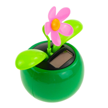 AS4 solární houpací figurka, tančící květina a hmyz, flip-flap, figurka k Dni dětí