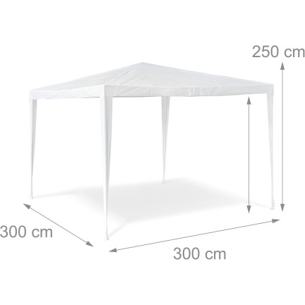 TG77591-2 PAVILON ALTÁN KOMERČNÍ ZAHRADNÍ PÁRTY STAN PŘIJÍMÁNÍ 3X3X2,5M