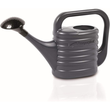 IKZ10-S433 zahradní konvice, černá antracitová, 10 l, na zalévání zeleniny, s univerzálním sítkem