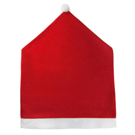 SW49 potahy na židle, čepice Santa Clause, vánoční ozdoba na opěradlo židle